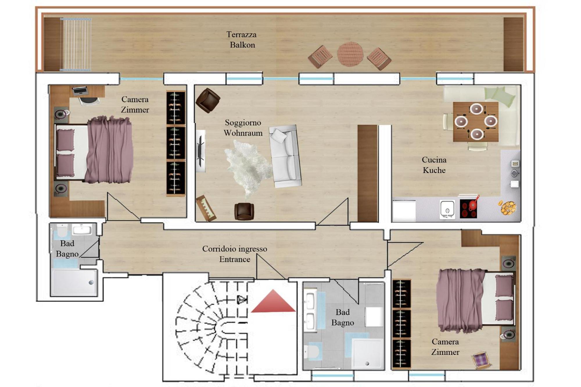 Apartament Aurturist Sesto Pokój zdjęcie